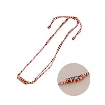 1шт титановый новый ожерелье с подвеской «Любовь» унисекс позолоченный богемный красочный модный дресс-код разноцветный