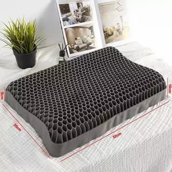 1шт TPE Good Sleep подушка без давления моющаяся пектиновая подушка динамическая черная технология облегчение давления шейная латексная подушка