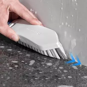 1шт треугольная щетка для пола, щетка для туалета, без мертвых зон, для углов ванной комнаты, для туалета, жесткая щетина, щетка для чистки