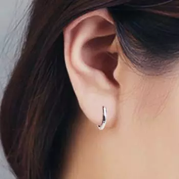 1шт унисекс серьги-кольца универсальный ювелирный аксессуар пирсинг круглые простые серьги 16 mm