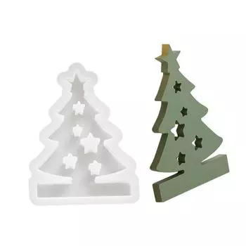 1шт ювелирная подставка литейная форма подсвечник силиконовая форма украшение рождественская елка