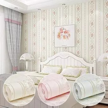 1шт вертикальные полосы спальня гостиная ТВ фон украшение дома европейский стиль самоклеящийся