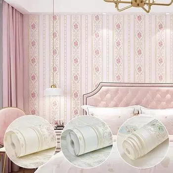 1шт вертикальные полосы спальня гостиная ТВ фон украшение дома европейский стиль самоклеящийся