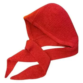 1шт ветрозащитный шарф шерстяной Hedawear Балаклава шапка уличное утепленное защитное мягкое утолщенное аксессуары для одежды зимняя теплая вязаная шапка красный