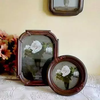 1шт винтажная подвесная фоторамка из смолы фоторамка американская французская модель комната