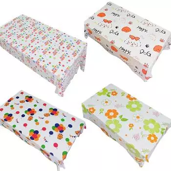 1шт водонепроницаемая прямоугольная пластиковая скатерть для вечеринки по случаю дня рождения и детского душа