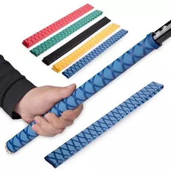 1шт водонепроницаемая трубка рукав резиновая термоусадочная нескользящая ручка удочка изоляция 40mm синий