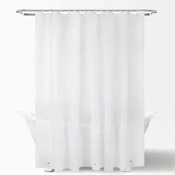 1шт водонепроницаемые 180*180 см крючки декор для ванной комнаты принадлежности для ванной PEVA занавеска для душа