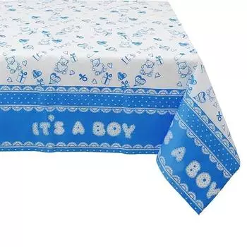 1шт водонепроницаемый прямоугольный воздушный шар для дня рождения декоративная пластиковая скатерть одноразовая скатерть 137*274cm