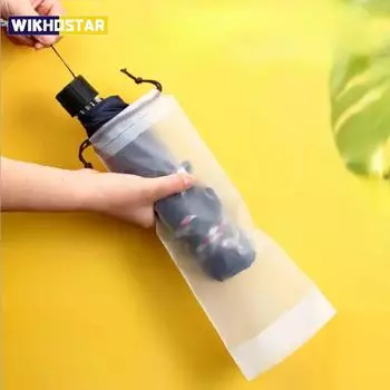 1шт водонепроницаемый зонт сумка затягивающийся шнурок многоразовый портативный органайзер сохраняет полы сухими белый