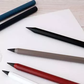 1шт восьмиугольный держатель для карандашей без заточки карандаша, может заменить наконечник ручки, прочный, подходит для рисования, живописи, обучения чёрный