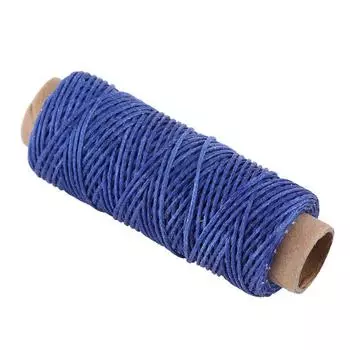 1шт вощеная швейная нить для кожаной обуви, ручная вышивка, 150D, 50 м blue королевский синий