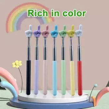 1шт выдвижная палочка для пальцев выдвижная телескопическая указка для учителей в классе мини-ручной указатель для презентаций на белой доске 68CM синий