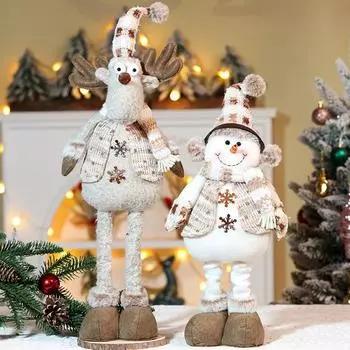 1шт выдвижные украшения для дома рождественские новогодние украшения настольный дисплей