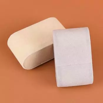 1шт замшевые подушки цвета слоновой кости/крема, подушки для часов для дисплея коробки серый