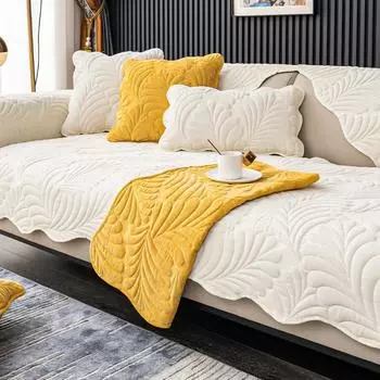 1шт жаккардовый шенилловый чехол для дивана нескользящий универсальный коврик для дивана чехлы секционное полотенце для дивана защита мебели для домашнего декора A 70x70