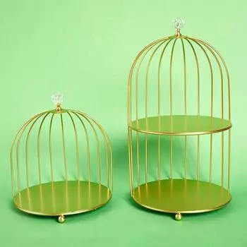1шт железный арт скандинавский стиль птичья клетка стойка для хранения косметики отделочный стол стойка оптовая продажа