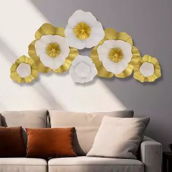 1шт железный кулон 3D европейский стиль атмосфера украшение настенный декор фон украшения DIY сочетание цветочная форма