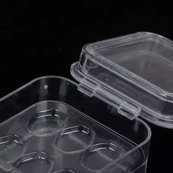 1шт зубная коробка внутри мембраны зубной имплантат прозрачная пластиковая коробка