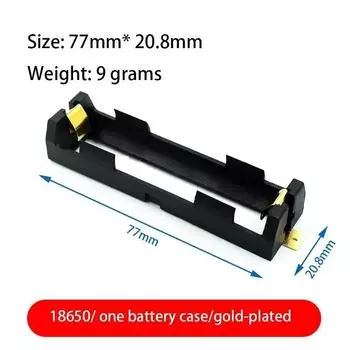 1x2x3x4x 18650 SMT Держатель батареи 18650 SMD Батарейный ящик Чехол для хранения Контейнер Power Bank с бронзовыми штырями Перезаряжаемый SMT