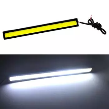 1X 17 см DRL дневной свет автомобиля COB противотуманные фары багажника дневные ходовые огни авто водонепроницаемый указатель поворота светодиодный светильник номерного знака 1Pcs синий