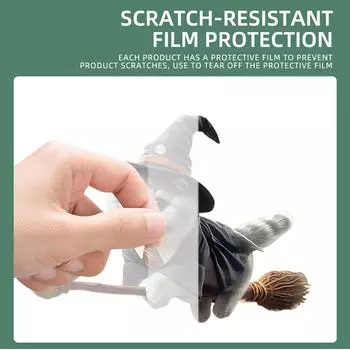 1x 2D акриловый волшебный летающий кот, украшение для зеркала заднего вида автомобиля, брелок для рюкзака, украшение для интерьера автомобиля, подарок