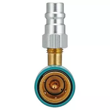 1x 90 Degree R1234YF to R134A Low Side Coupler Adapter Car Air Conditioning Kit