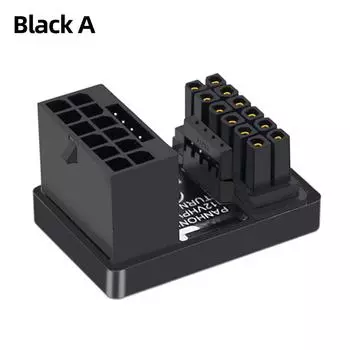 1x Адаптер питания 16P к 16P 180 градусов Питание рулевого управления 12VHPWR 600W