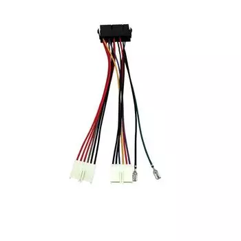 1X Адаптер питания ATX в AT, 20-контактный ATX в 2-портовый 6-контактный конвертер, Кабель питания