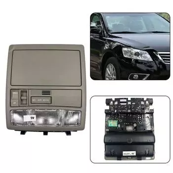 1x Автомобильный верхний светильник для чтения на крыше(С выключателем люка) Для Toyota для Camry Land-Cruiser для Aurion 2007-2011 #63650-33270 CHINA