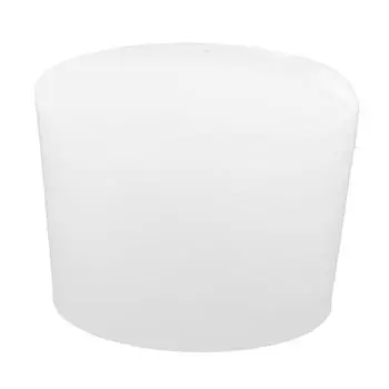 1x белая твердая силиконовая пробка, водонепроницаемая резиновая пробка без отверстия для шлюза для вина, домашнего пива, аксессуары 59mm-52mm-41mm белый