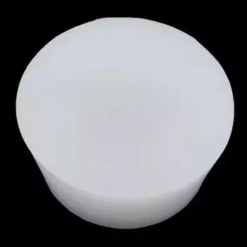 1x белая твердая силиконовая пробка, водонепроницаемая резиновая пробка без отверстия для шлюза для вина, домашнего пива, аксессуары 54mm-44mm-38mm белый