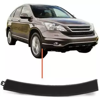 1x Black Front Right Side Bumper Filler For 2007-2008 Honda CR-V EX 4Cyl 144CID