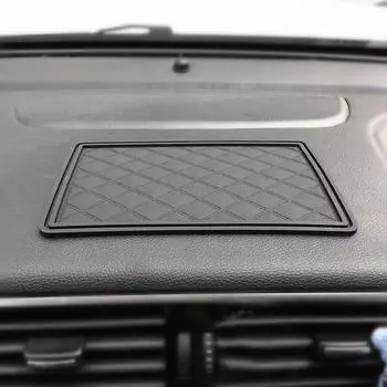 1X Car Anti-Slip Mat Phone Sunglass Ornament Auto Interior Dashboard Car Decoration No Slip Sticky Pad Universal Car Accessories чёрный