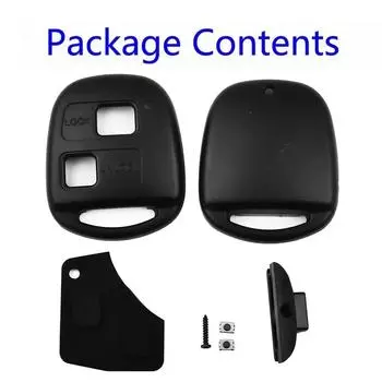 1x Черный автомобильный пульт дистанционного управления кнопками чехол для микропереключателя для Toyota-RAV4 (12/2000- 07/2006)/ Для Пассо (05/2004 - 06/2012) CHINA