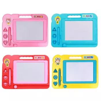 1x детская магнитная доска для рисования, блокнот для рисования, рисунок, живопись, граффити, развивающие игрушки, случайный C