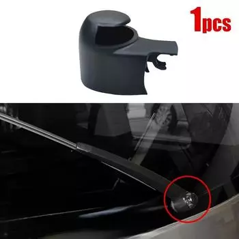 1x Крышка рычага стеклоочистителя заднего стекла для VW Golf 5 Mk5 1K 2003 - 2009 Rabbit GTI Jetta SportWagen Vento Variant Black