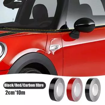 1X Модная наклейка на талию для окна и двери автомобиля, черная линия для Mini Cooper R53 R55 R56 R60 R61 F54 F55 F56 F60 чёрный
