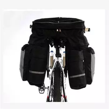 1x Мотоцикл Велосипед Заднее Сиденье Боковая Сумка Дорожная Сумка для Хранения Багажа Многокарманов