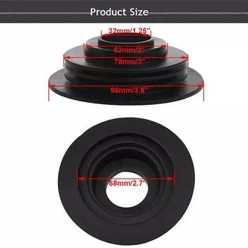 1X мягкий резиновый пылезащитный чехол для автомобильных фар, универсальный светодиодный уплотнительный колпачок