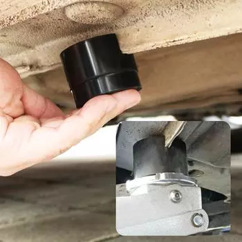 1x напольный автомобильный домкрат с прорезями, резиновая накладка, автоаксессуары для Toyota Land Cruiser Camry Prado Prius Yaris Corolla Vitz