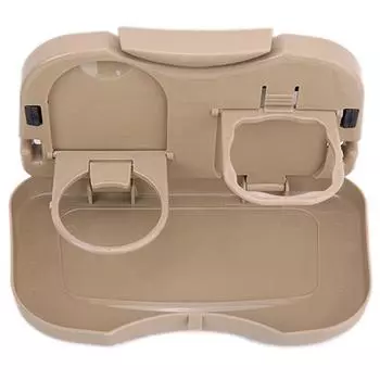 1X новый складной автомобильный стол на заднем сиденье автомобиля, поднос для напитков, еды, держатель, подставка, стол бежевый
