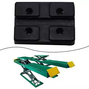 1X Pad Двухстоечный подъемный резиновый коврик для тяжелых условий эксплуатации автомобильные подъемные колодки для тяжелых условий эксплуатации ступичные колодки