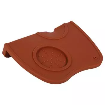 1x Противоскользящий держатель для темперирования кофе эспрессо силиконовый коврик (Кофе) белый