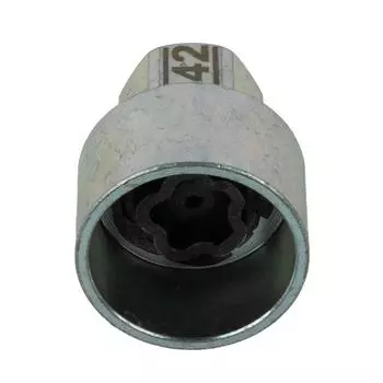 1X противоугонный болт для замка колеса, гайка, болты #42, гнездо для снятия ключа для BMW F12, аксессуары для инструмента для разборки CHINA