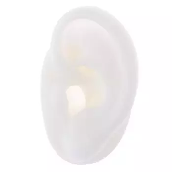 1X силиконовая модель уха, инструменты для пирсинга, инструмент для демонстрации ушных шпилек, ювелирные изделия для тела Left белый