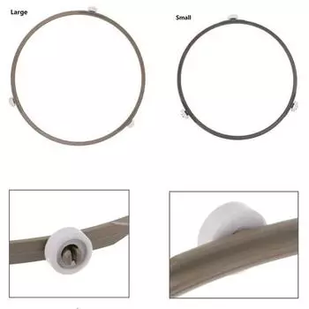 1x Стеклянный поворотный столик для микроволновой печи, кронштейн, основание, вращающееся кольцо, опорный ролик 22cm