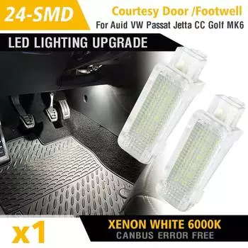 1x светодиодный фонарь для багажника VW Golf MK5 MK6 MK7 B6 B7 B8 CC Scirocco Touran T5 белый