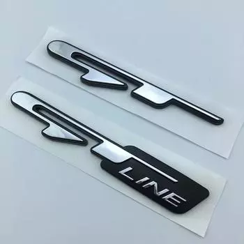 1X Тюнинг автомобиля для Hyundai Kia GT LINE логотип Langdong GTline Leading Smart Running K3K4K5 Stinger наклейка Аксессуары наклейки на автомобиль