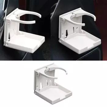 1x Universal Car Folding Cup Drink Holder Adjustable Can Bottle Organizer for Car Boat Camper RV Van Yacht White Dropship чёрный
